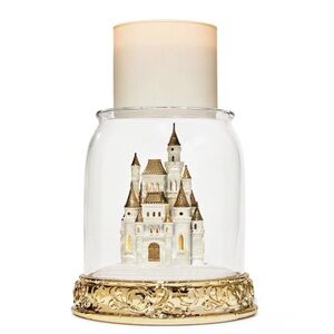 NWT Bath & Body Works Disney Light-Up Castle Cloche 3-Wick Candle Holder